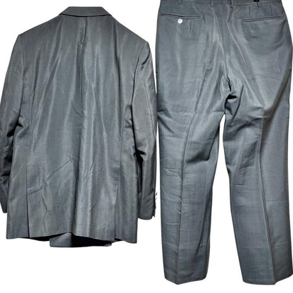 [60% mohair x casual suit] Silver button double setup Cobalt green M