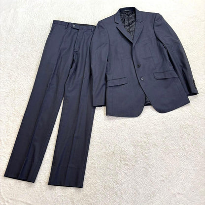 Perfect Suit Factory [94A6] Navy Setup Suit Spring/Autumn Wool/Silk Blend