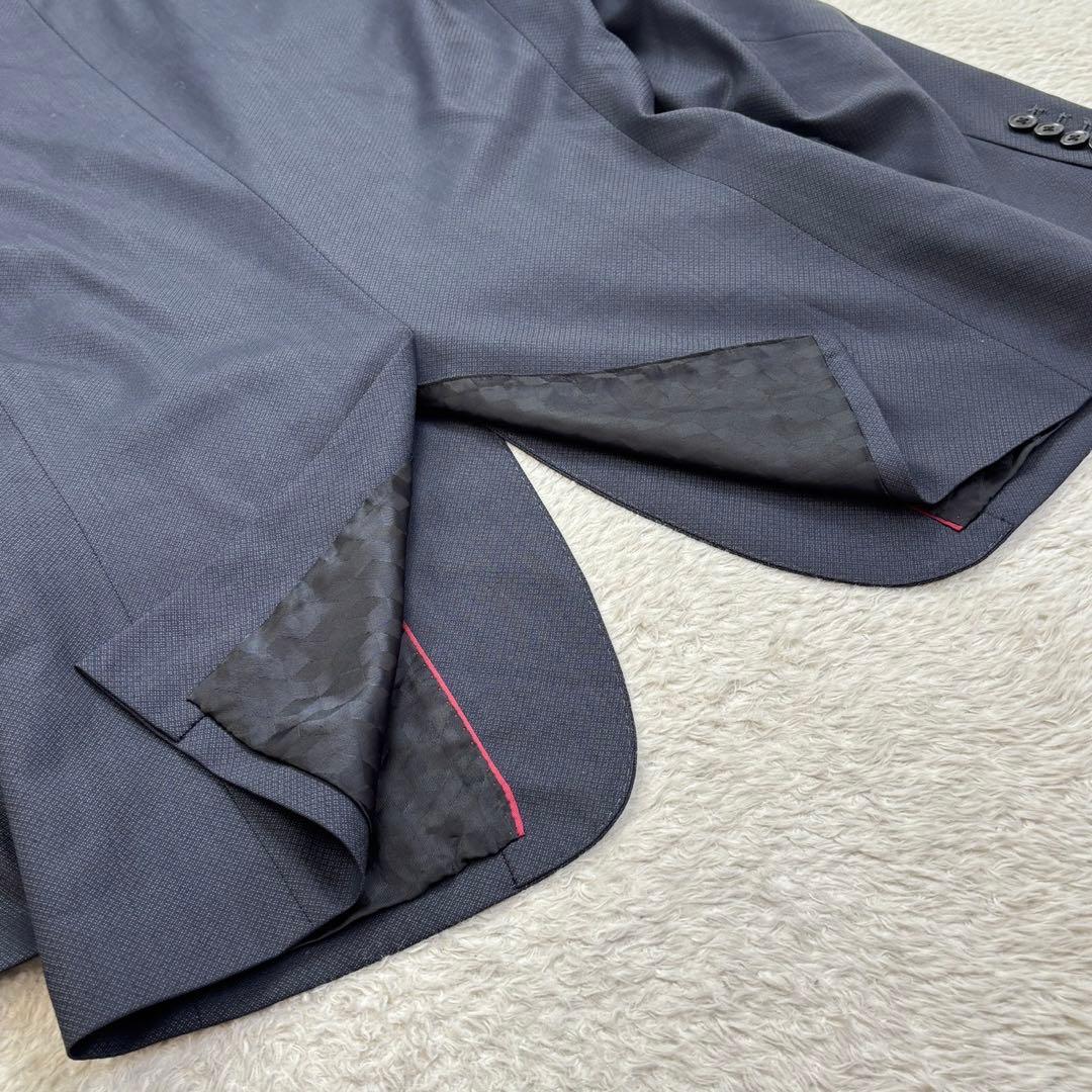 Perfect Suit Factory [94A6] Navy Setup Suit Spring/Autumn Wool/Silk Blend