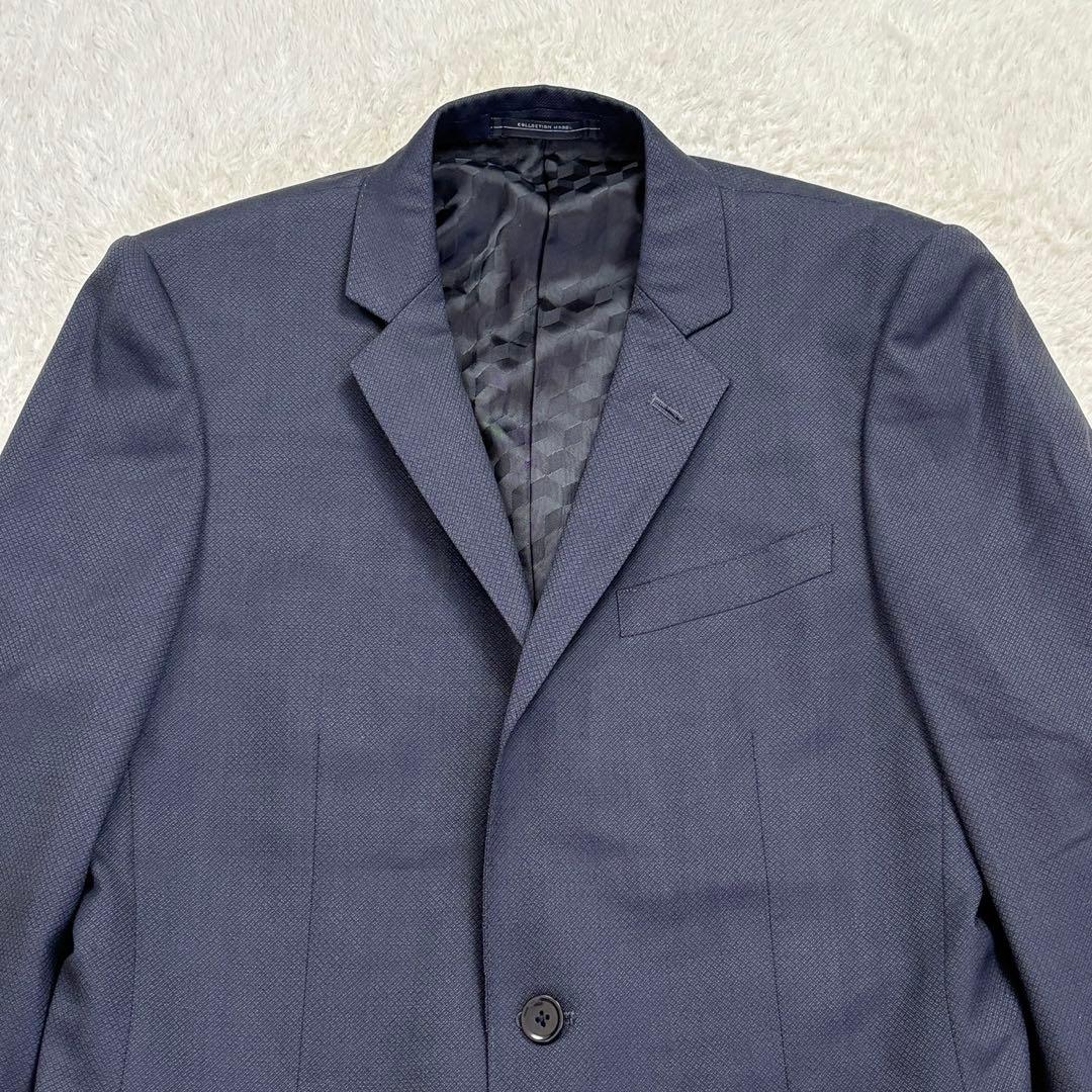Perfect Suit Factory [94A6] Navy Setup Suit Spring/Autumn Wool/Silk Blend