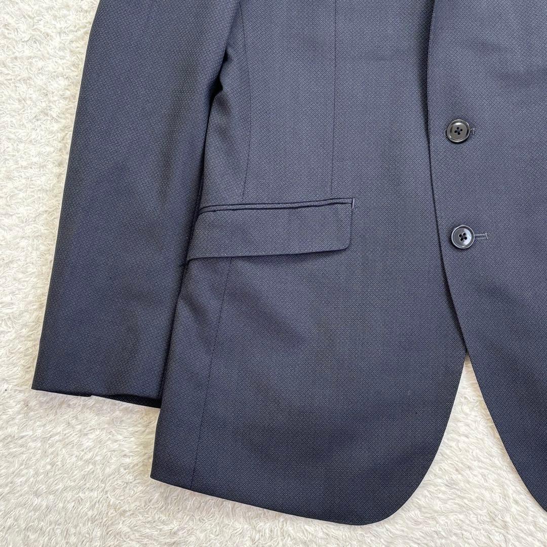 Perfect Suit Factory [94A6] Navy Setup Suit Spring/Autumn Wool/Silk Blend