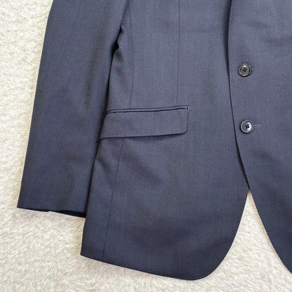 Perfect Suit Factory [94A6] Navy Setup Suit Spring/Autumn Wool/Silk Blend