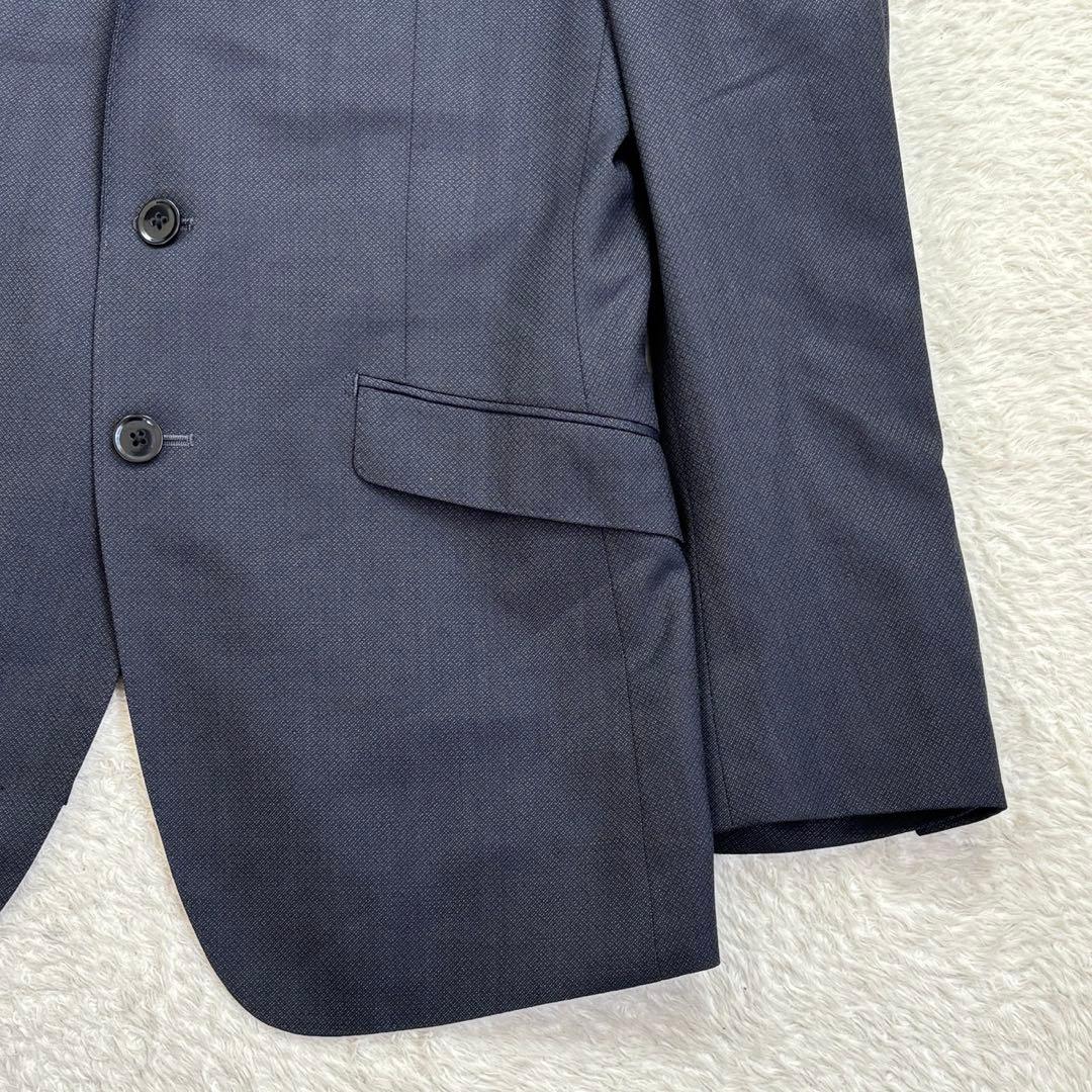 Perfect Suit Factory [94A6] Navy Setup Suit Spring/Autumn Wool/Silk Blend