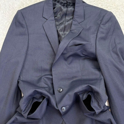 Perfect Suit Factory [94A6] Navy Setup Suit Spring/Autumn Wool/Silk Blend