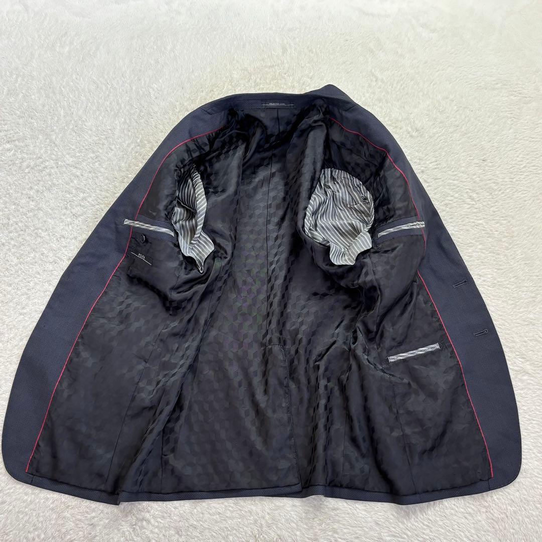 Perfect Suit Factory [94A6] Navy Setup Suit Spring/Autumn Wool/Silk Blend