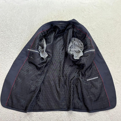 Perfect Suit Factory [94A6] Navy Setup Suit Spring/Autumn Wool/Silk Blend
