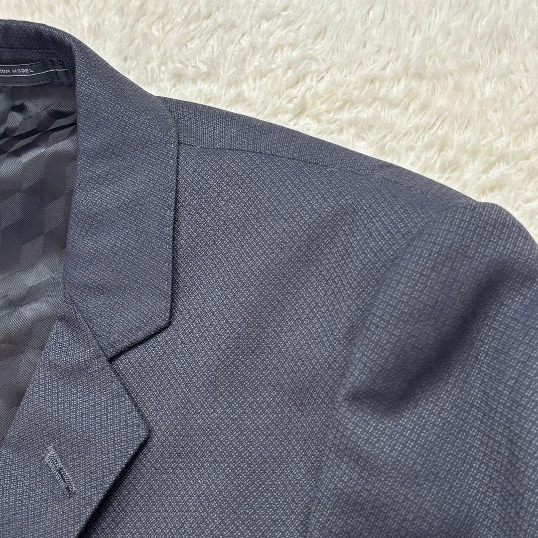 Perfect Suit Factory [94A6] Navy Setup Suit Spring/Autumn Wool/Silk Blend