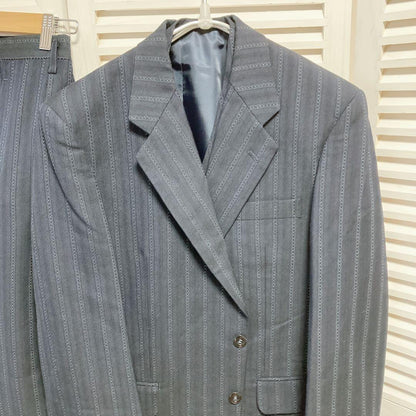 [Luxury 3 Piece] Custom Tailored Setup Suit Stripe