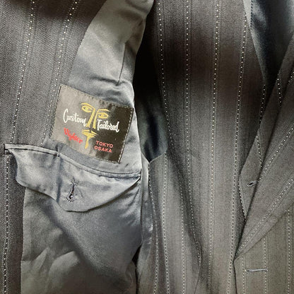[Luxury 3 Piece] Custom Tailored Setup Suit Stripe