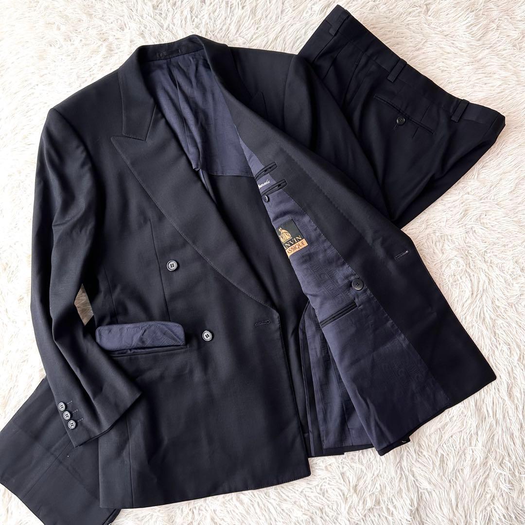 [Good condition XL vintage suit] LANVIN CLASSIQUE double setup