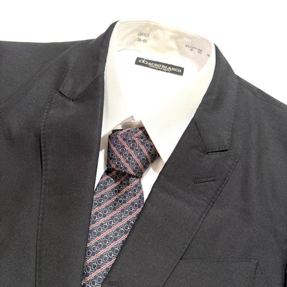[Good condition] DOLCE&GABBANA suit setup black polka dots 44