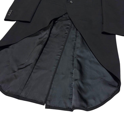 3 Piece Morning Coat Setup Wool Adjuster Black Wedding M