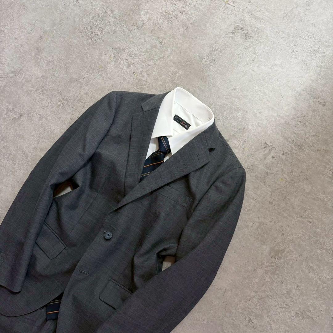 Men's Vintage Gray Setup Suit Single S-M Rare