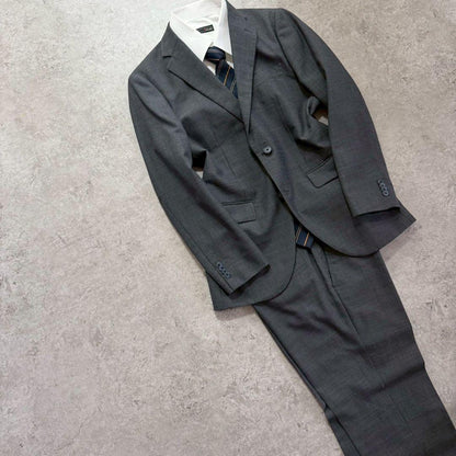 Men's Vintage Gray Setup Suit Single S-M Rare