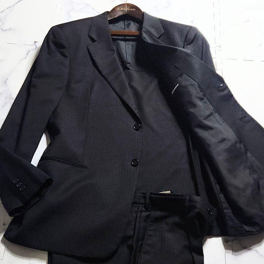 Super rare✨Equivalent to XXXXL Armani Collezioni suit striped 56