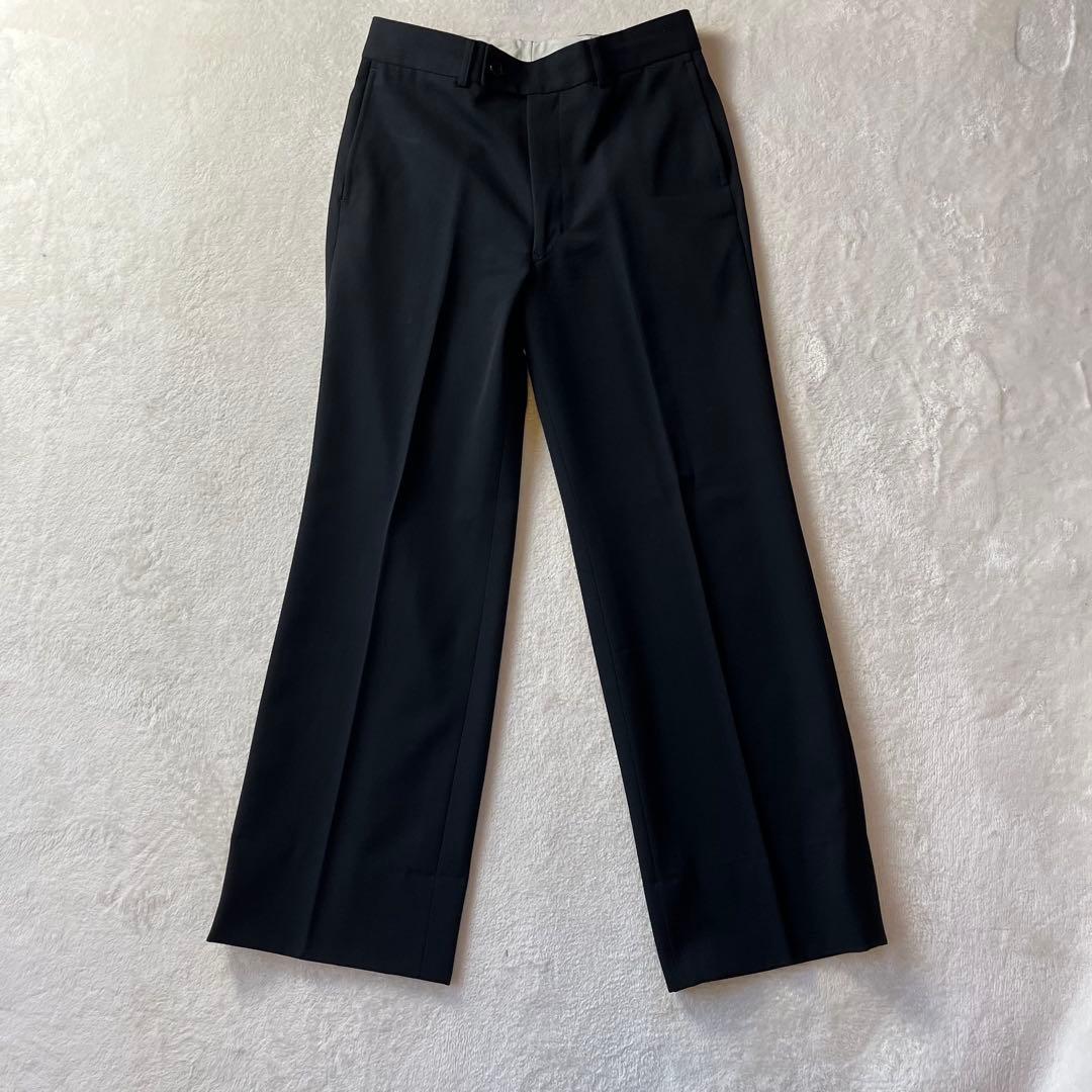 [Vintage] Three-piece suit setup black 100% wool