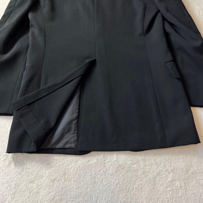 [Vintage] Three-piece suit setup black 100% wool