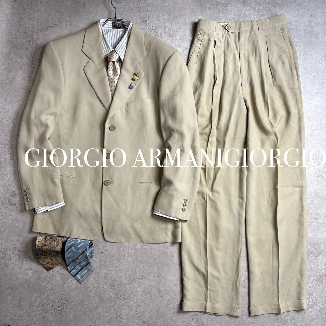 Giorgio Armani Setup Suit Tie Pins 5 Pieces Silk Blend