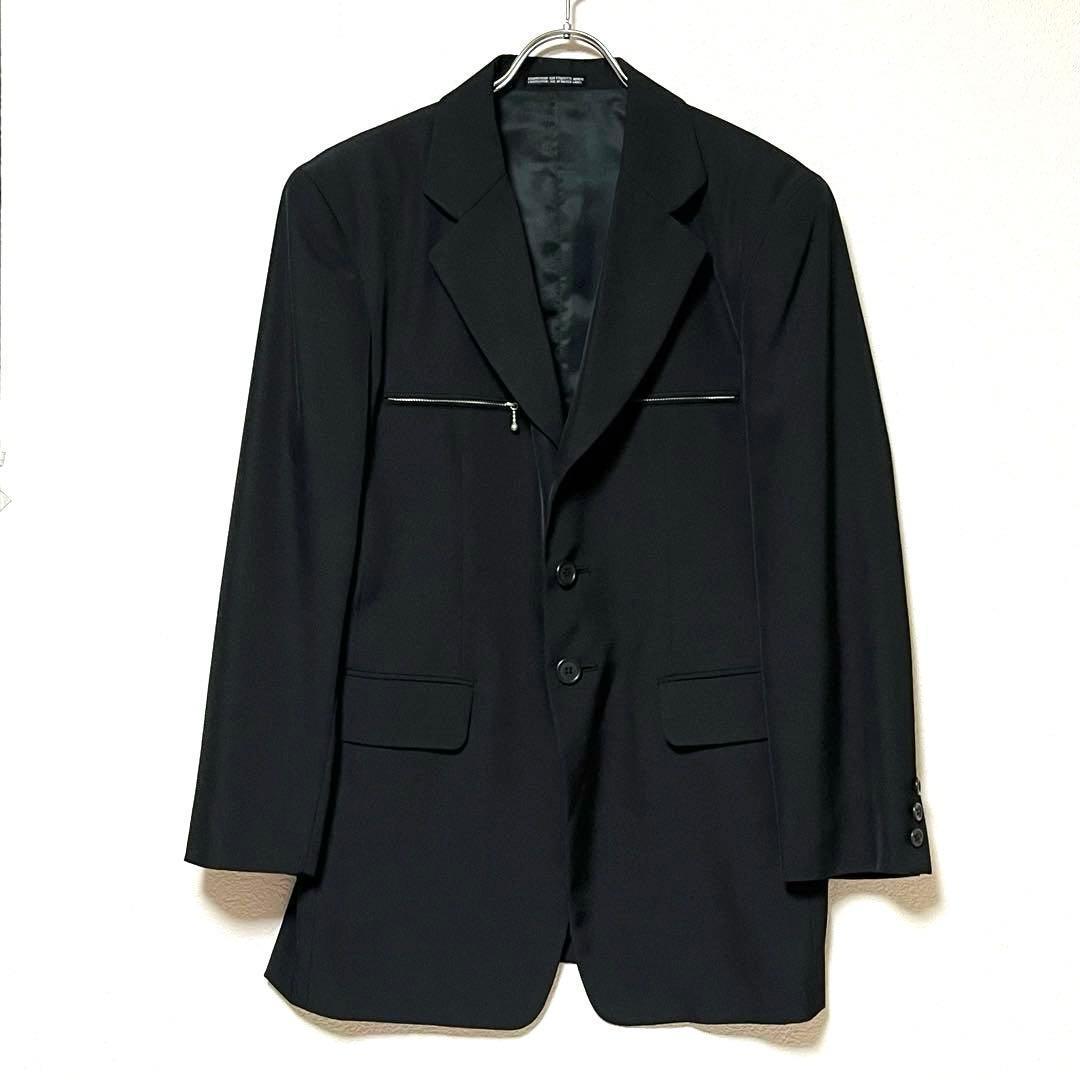 2349 Atsuro Tayama Design Zip Pants Suit Setup M Black