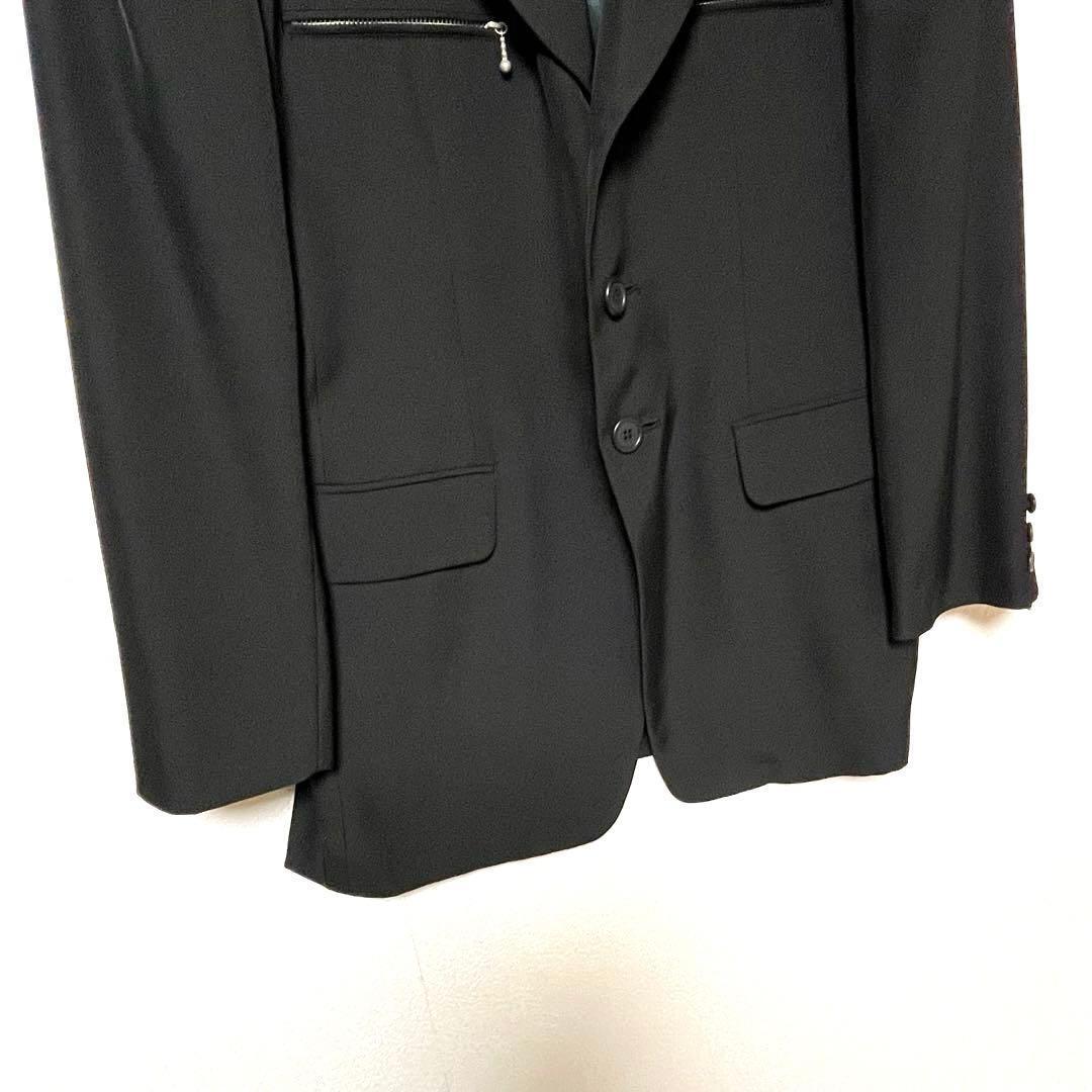 2349 Atsuro Tayama Design Zip Pants Suit Setup M Black