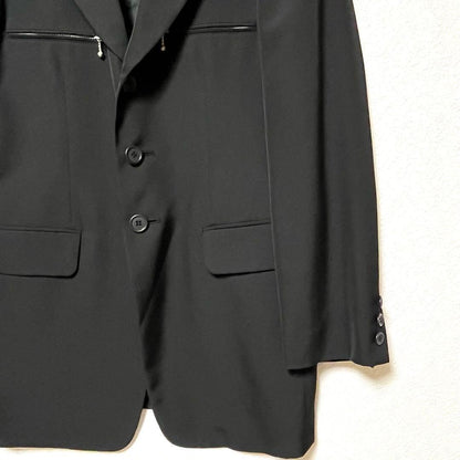 2349 Atsuro Tayama Design Zip Pants Suit Setup M Black