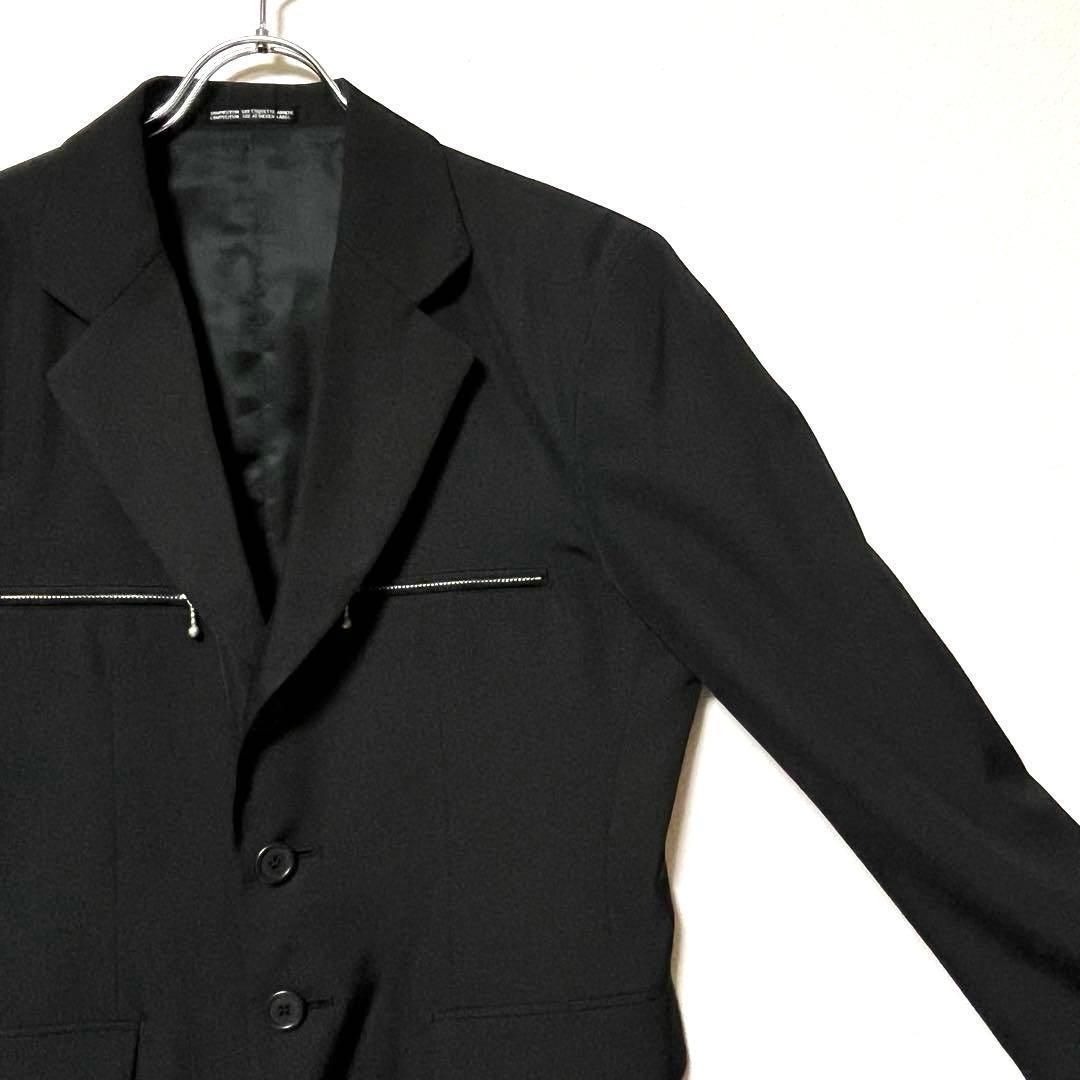 2349 Atsuro Tayama Design Zip Pants Suit Setup M Black