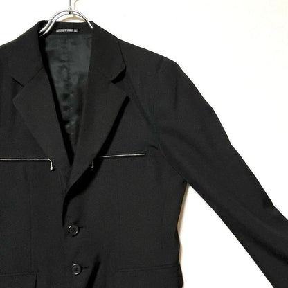 2349 Atsuro Tayama Design Zip Pants Suit Setup M Black