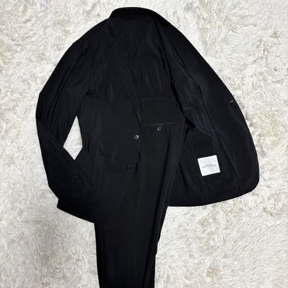 [Green Label Relaxing] Suit Setup Thin Spring/Summer Plain Black S