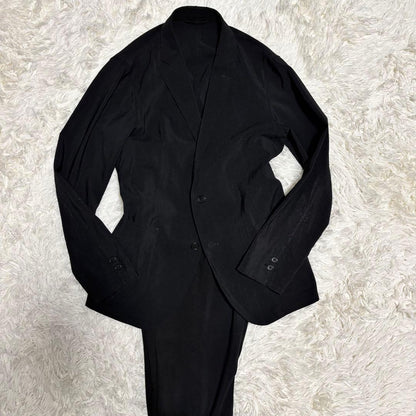 [Green Label Relaxing] Suit Setup Thin Spring/Summer Plain Black S