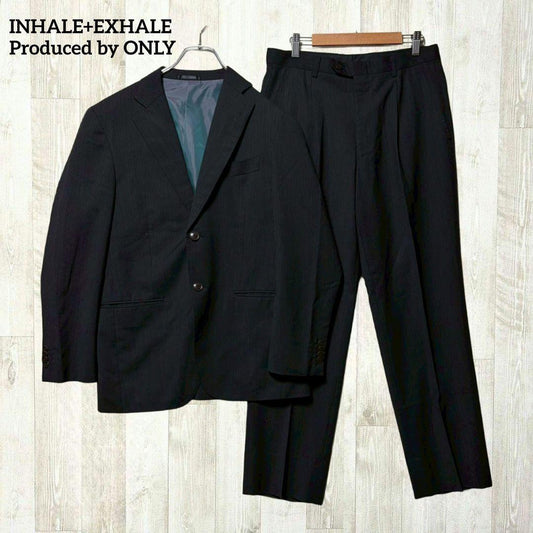 Only Setup Suit 165A Dark Gray Gray Striped Wool
