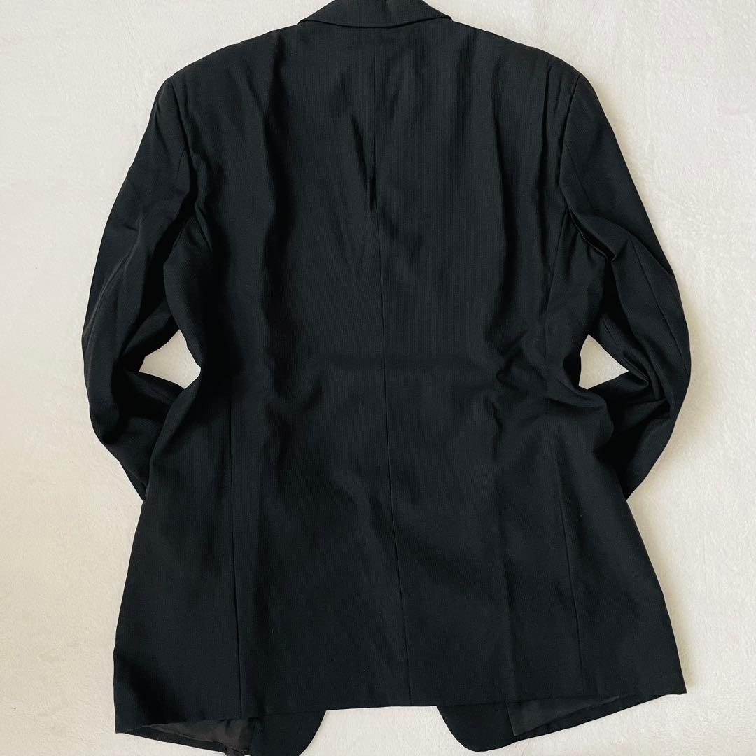 m30 [Good condition / XL] Armanico Rezzoni set-up suit black made in Italy