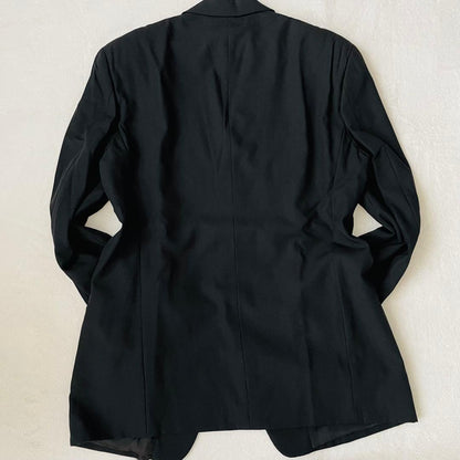m30 [Good condition / XL] Armanico Rezzoni set-up suit black made in Italy