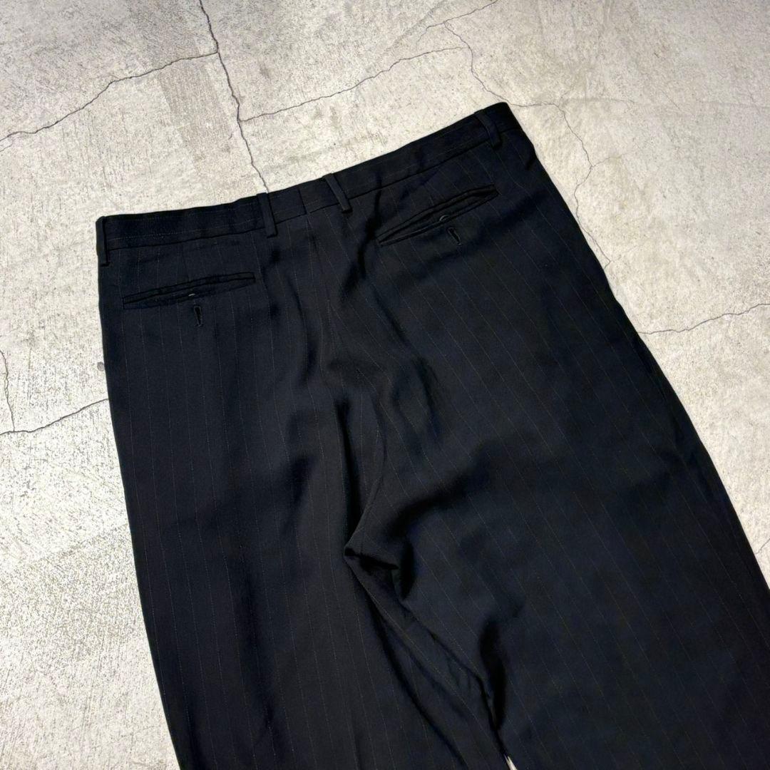 GIORGIO ARMANI Two-Tuck Stripe Slacks