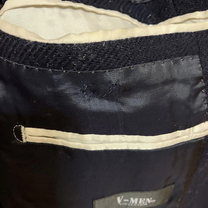 UK MOON 100 Lambswool Navy Jacket