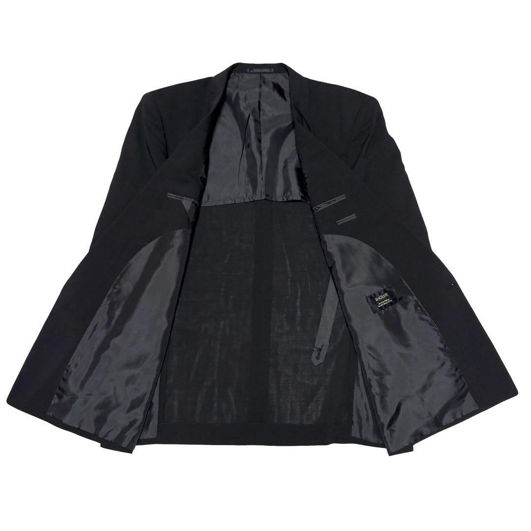 [5-piece set] Double suit setup black casual black formal L