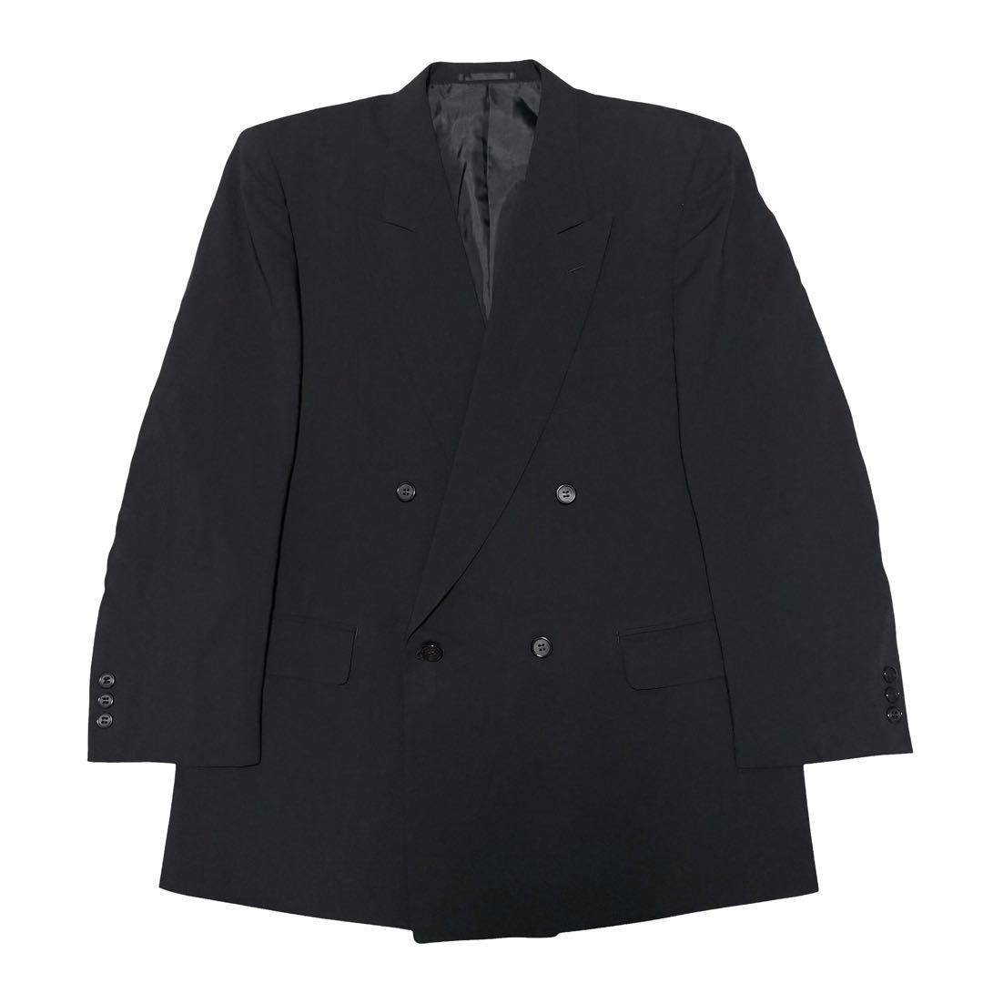 [5-piece set] Double suit setup black casual black formal L