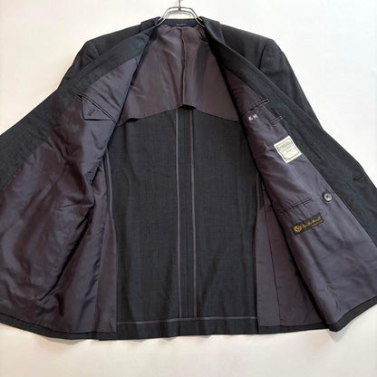 Rare Nina Ricci [Loropiana Silver Button Double] Suit Set L Unlined