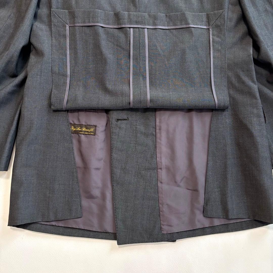 Rare Nina Ricci [Loropiana Silver Button Double] Suit Set L Unlined