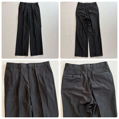 Rare Nina Ricci [Loropiana Silver Button Double] Suit Set L Unlined