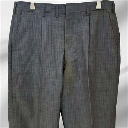 "Kintetsu" Suit Setup Gray Plaid Vintage