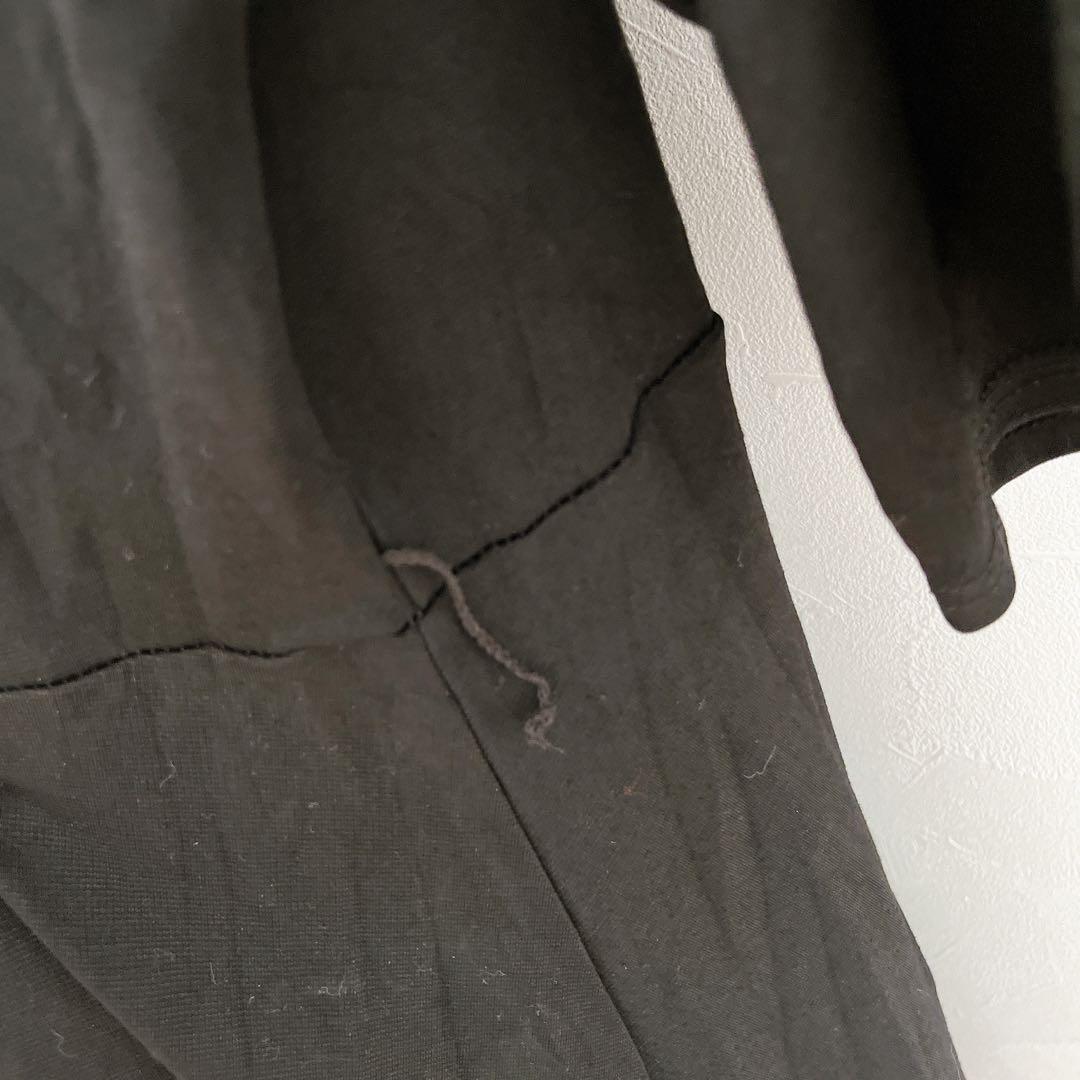 [Unique Vintage] Pintuck Flare Dress 1X Black 3L