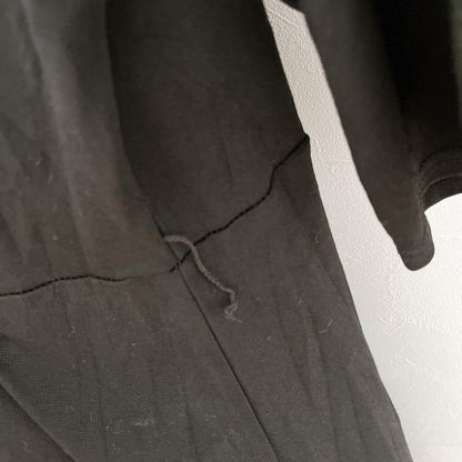 [Unique Vintage] Pintuck Flare Dress 1X Black 3L