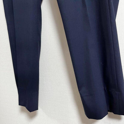 [New, unused] Elekur Shadow Stripe Slacks Dark Blue Large XL
