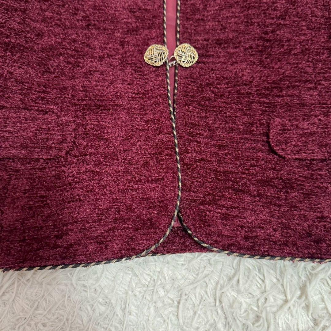 Miss Onward Setup Skirt Suit Burgundy No. 13