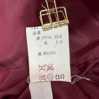 Miss Onward Setup Skirt Suit Burgundy No. 13