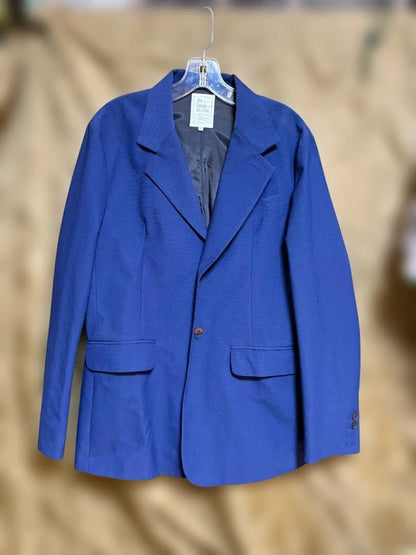 Made in England Joe Keithley Hayford Genuine Face Nylon Setup Suit Blue M