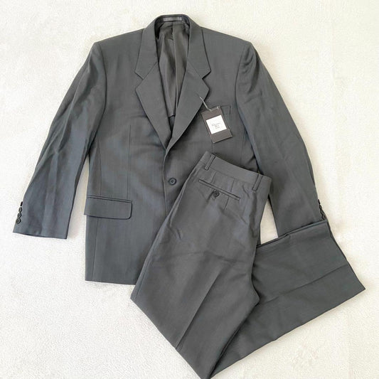 DIOR Setup Suit Gray 2B Men's L A-7 Wool 100