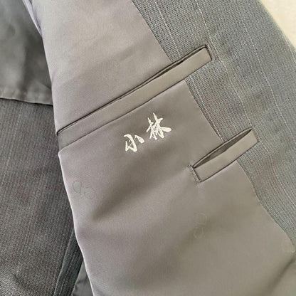 DIOR Setup Suit Gray 2B Men's L A-7 Wool 100