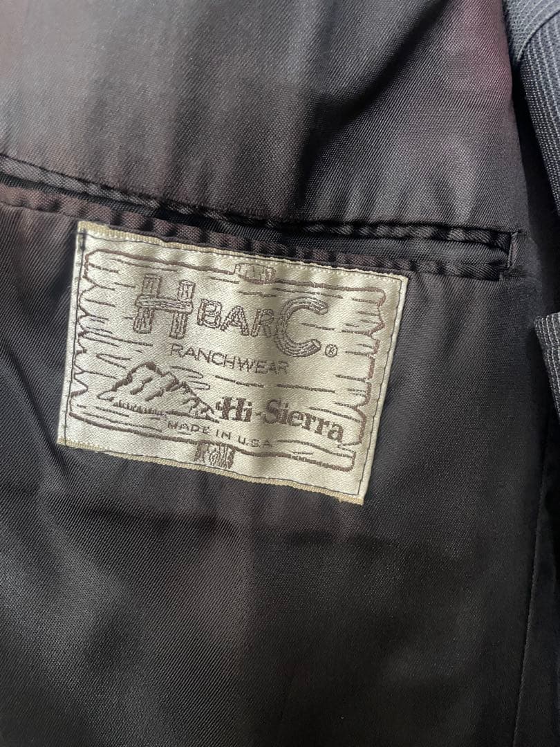 [70s vintage!! ️ Super rare!! ️】H BAR C Setup Suit Made in USA