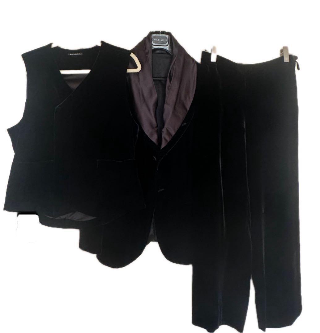 New GIORGIO ARMANI velvet 3 piece set